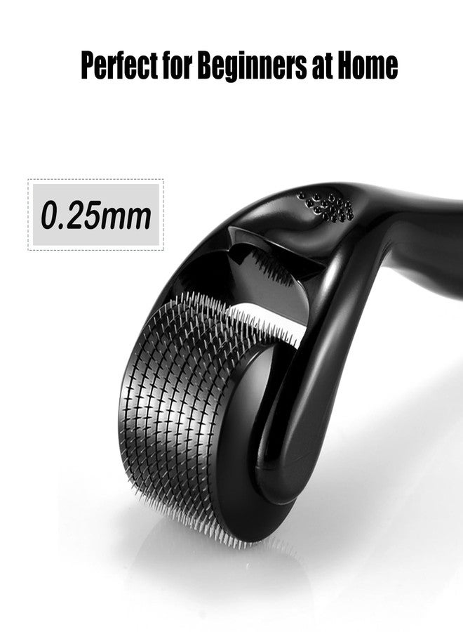 Glemme Microneedle Derma Roller for Hair Beard Face Skin 0.25mm Beard Roller Microneedling Roller, Microneedle Roller 0.25mm for Men Women Home Use - Image 2
